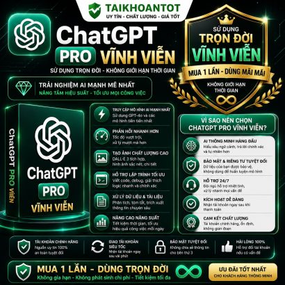 ChatGPT Pro Vĩnh viễn