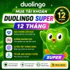 Mua Duolingo Super 12 tháng