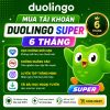 Mua Duolingo Super 6 tháng