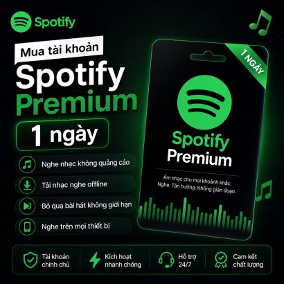 Mua Spotify Premium 1 ngày