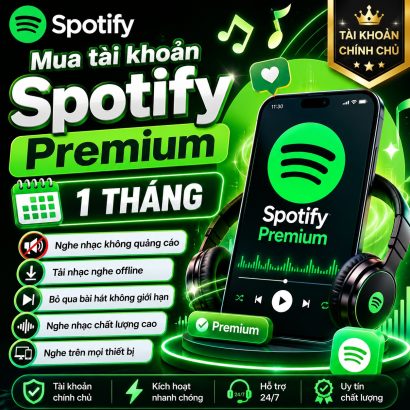 Mua Spotify Premium 1 tháng