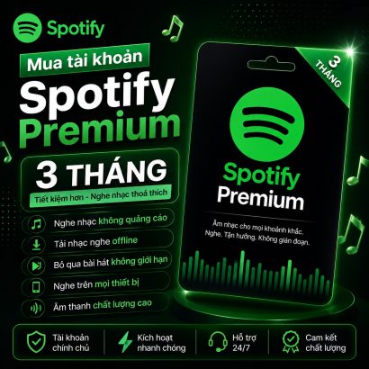 Mua Spotify Premium 3 tháng