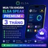 Mua tài khoản ELSA Premium 3 tháng