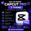 CapCut Pro 3 tháng