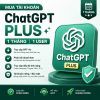Mua tài khoản ChatGPT Plus 1 tháng 1 user