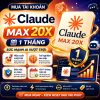 Claude Max 20x 1 tháng