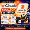 Claude Max 20x 12 tháng