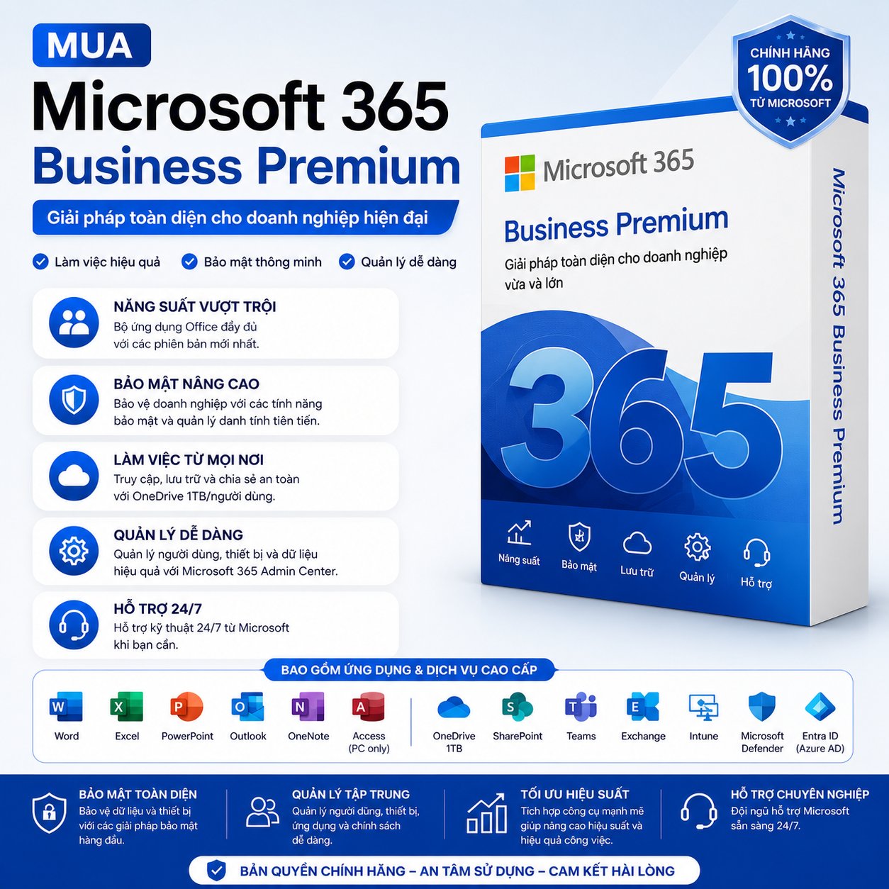 Mua Office 365 Busines Basic Premium