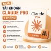 Mua tài khoản Claude Pro 1 tháng