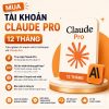 Mua tài khoản Claude Pro 12 tháng
