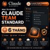 Mua tài khoản Claude Team 6 tháng