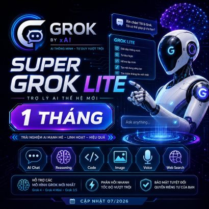 Mua tài khoản Super Grok Lite 1 tháng