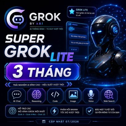 Mua tài khoản Super Grok Lite 3 tháng