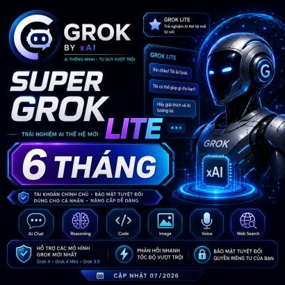 Mua tài khoản Super Grok Lite 6 tháng