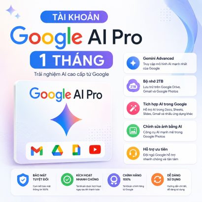 Google AI Pro 1 tháng