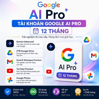 Google AI Pro 12 tháng