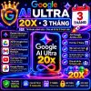 Google AI Ultra 20x 3 tháng