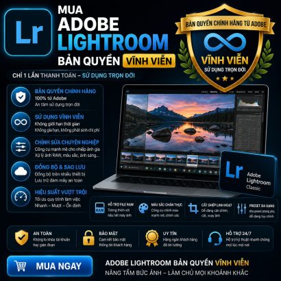 Lightroom vĩnh viễn