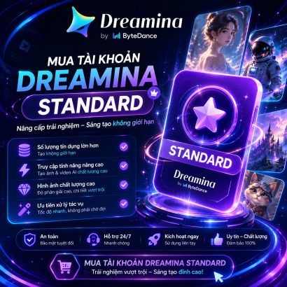Mua tài khoản Dreamina Standard