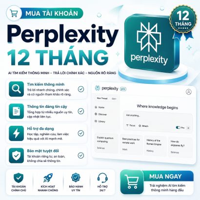 Perplexity Pro 12 tháng