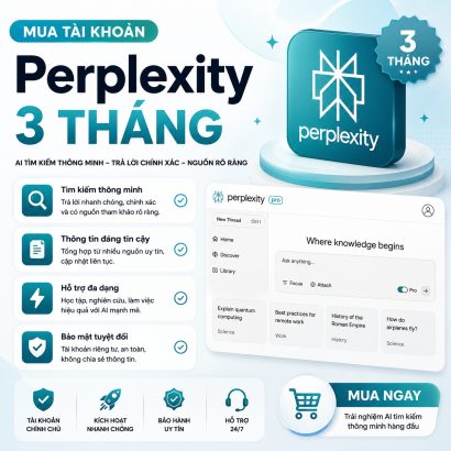 Perplexity Pro 3 tháng