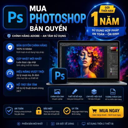 Photoshop 1 năm