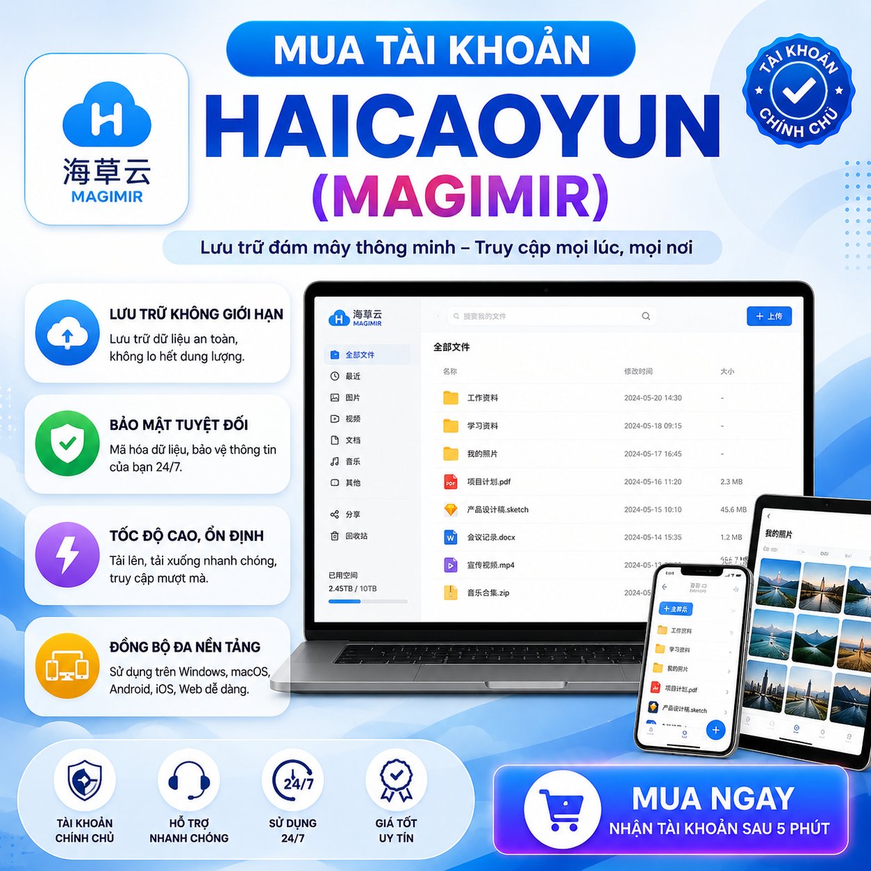 Mua tài khoản MagiMir